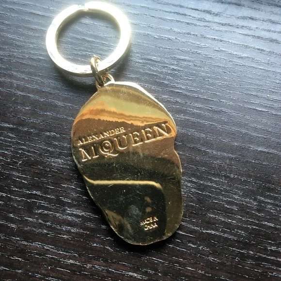 Alexander McQueen Crystal Skull Keychain
